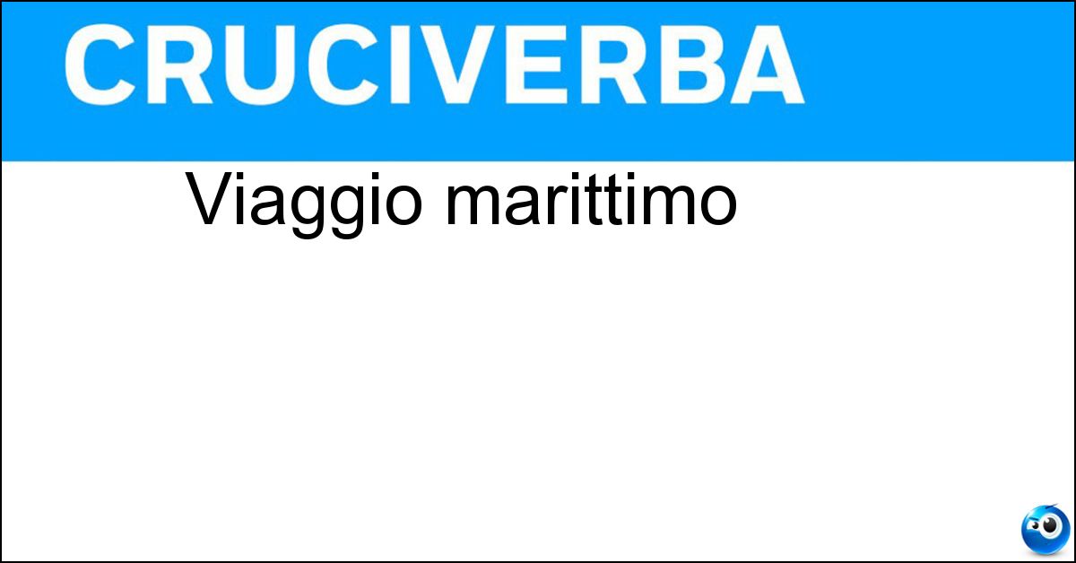 Viaggio marittimo Soluzione Viaggio marittimo - Periplo