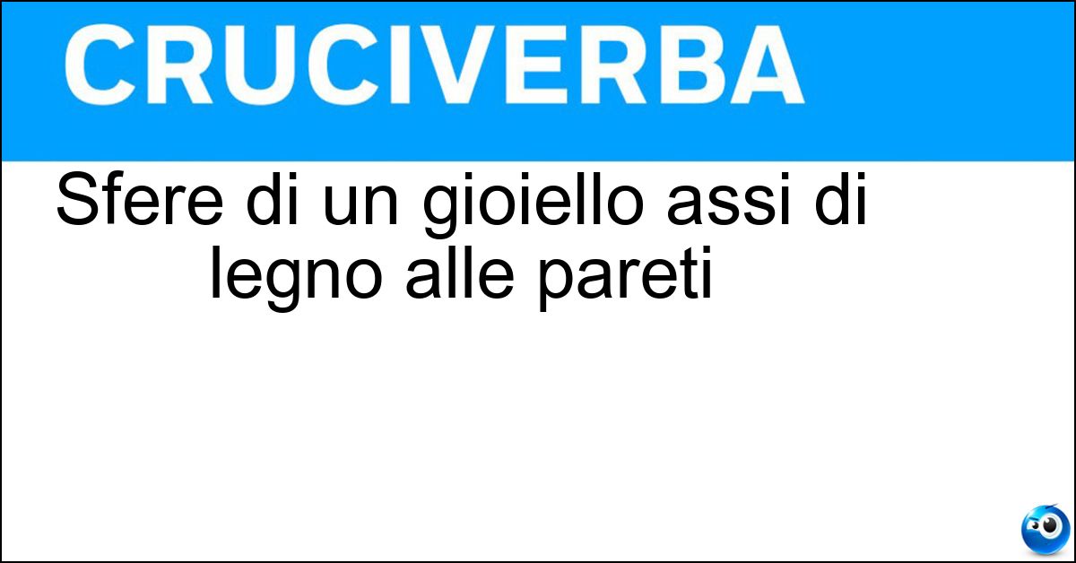 Sfere di un gioiello assi di legno alle pareti Soluzione Sfere di un gioiello assi di legno alle pareti - Perline