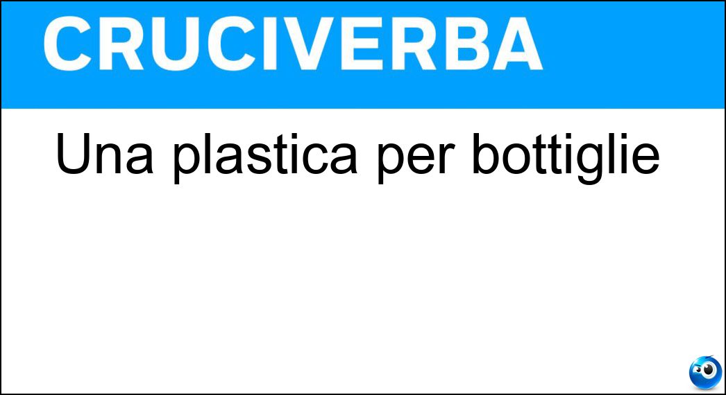 plastica bottiglie