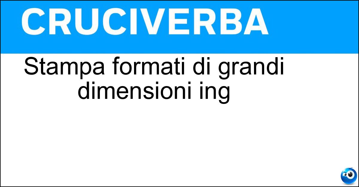 Soluzione Stampa formati di grandi dimensioni ing - Plotter