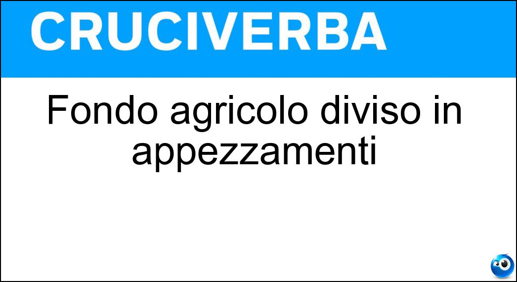 fondo agricolo