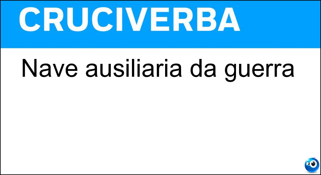 Nave ausiliaria da guerra Soluzione Nave ausiliaria da guerra - Posamine
