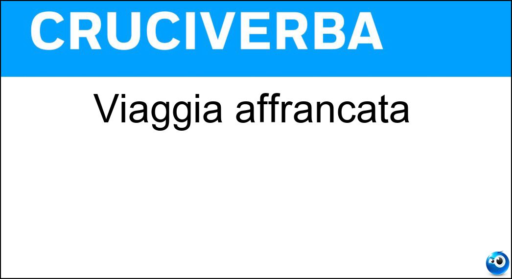 viaggia affrancata