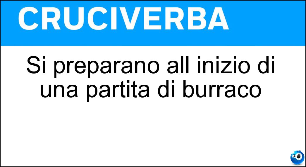 Si preparano all inizio di una partita di burraco Soluzione Si preparano all inizio di una partita di burraco - Pozzetti