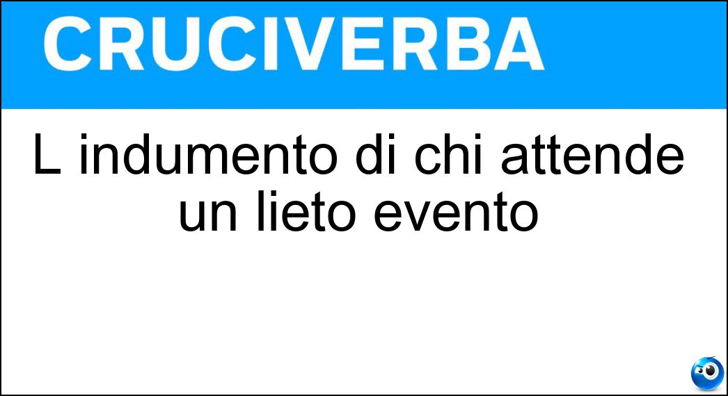 L indumento di chi attende un lieto evento Soluzione L indumento di chi attende un lieto evento - Premaman