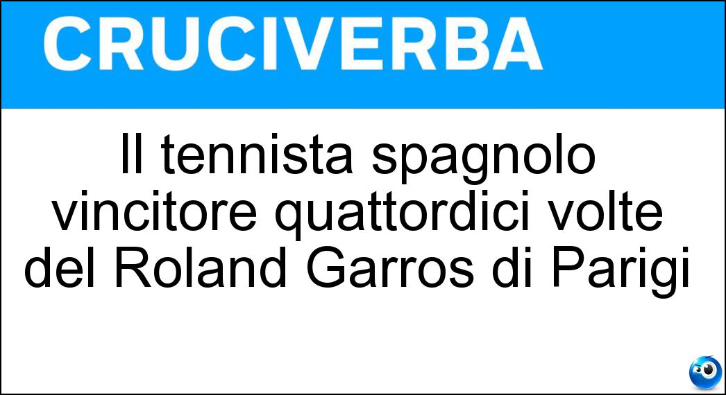 tennista spagnolo