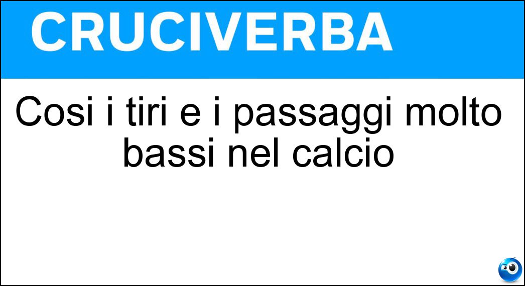 Definizione Cruciverba: Farla vuole dire andare avanti e indietro