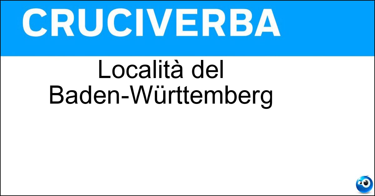 Località del Baden-Württemberg Soluzione Località del Baden-Württemberg - Rastatt