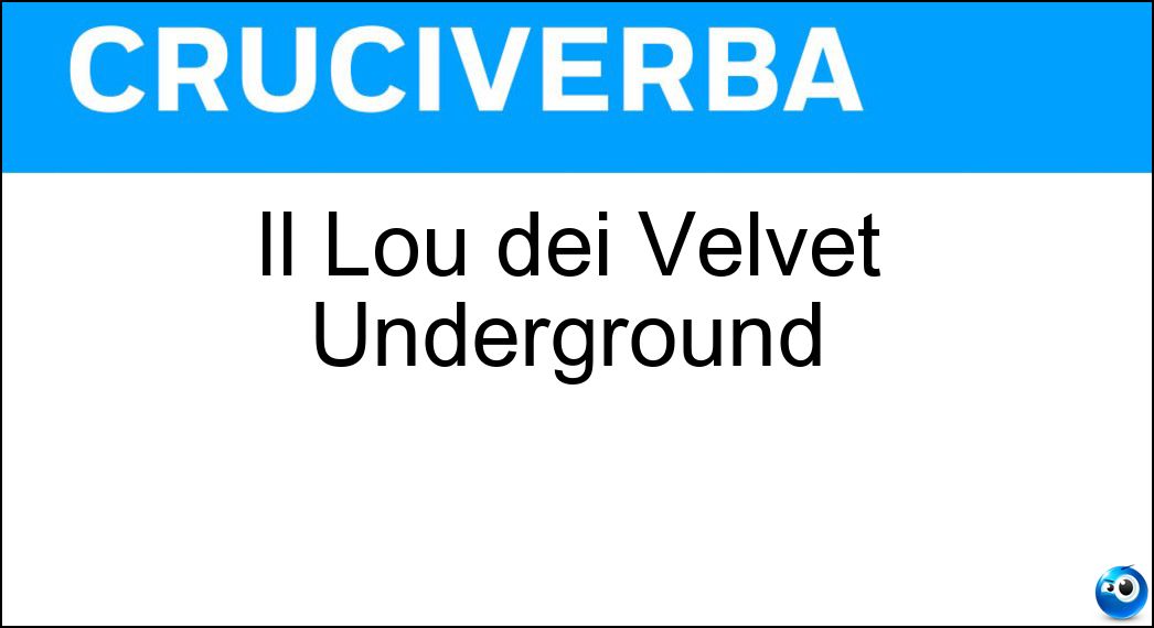 velvet underground