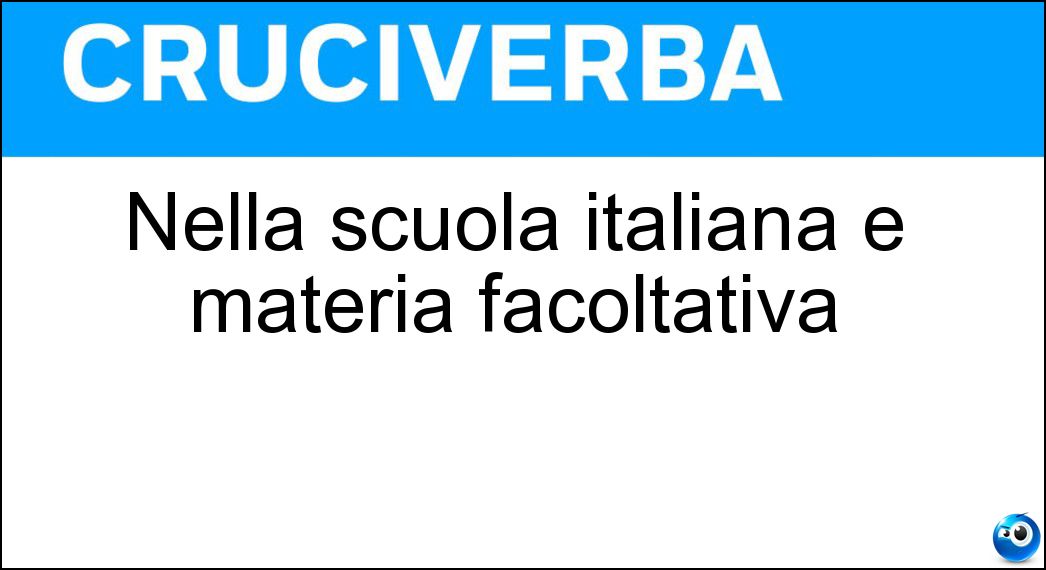 nella scuola