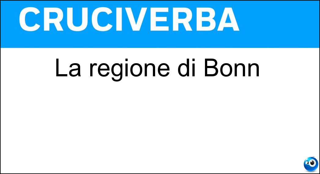 Soluzione La regione di Bonn - Renania