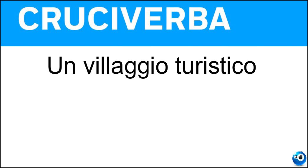 villaggio turistico