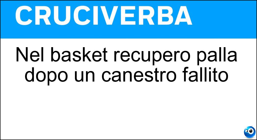 basket recupero