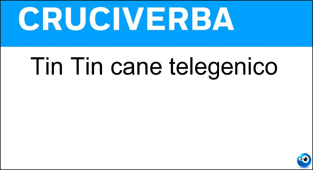 cane telegenico