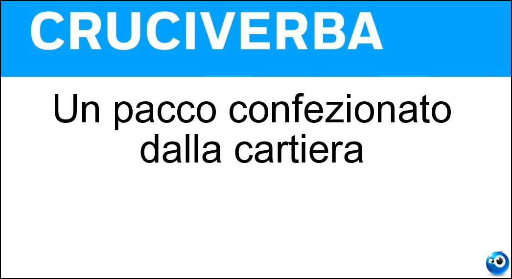 pacco confezionato