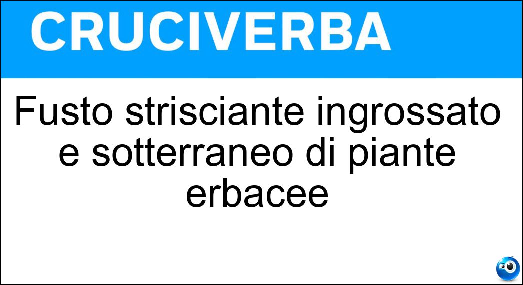 fusto strisciante