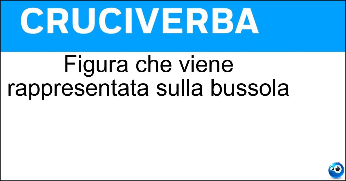 Figura che viene rappresentata sulla bussola Soluzione Figura che viene rappresentata sulla bussola - Rosa Dei Venti