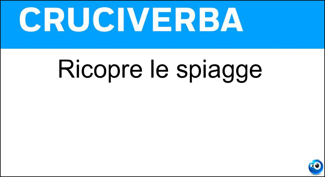 ricopre spiagge