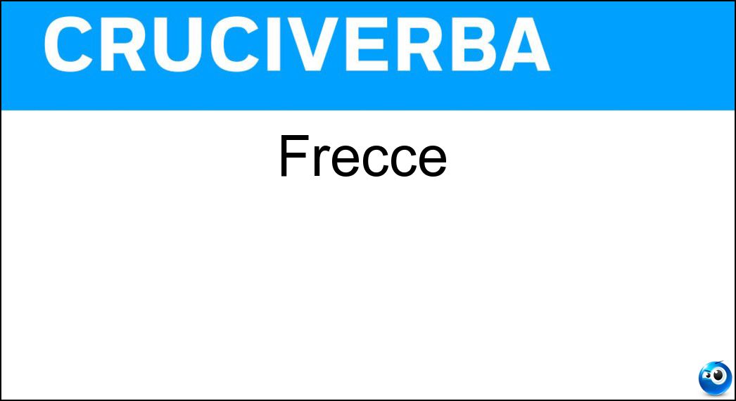 Frecce Soluzione Cruciverba: Frecce - Risposta Saette