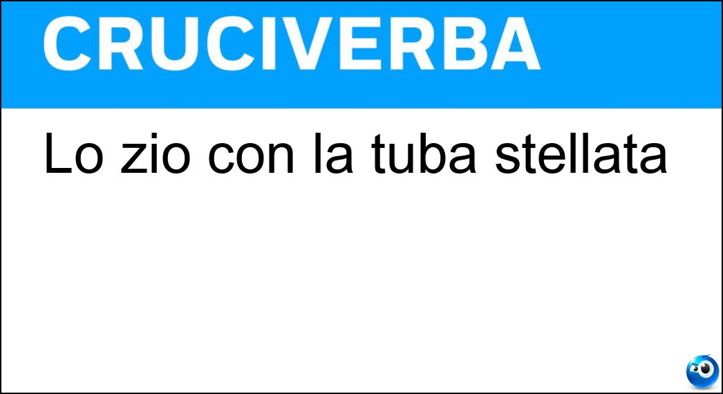 Lo zio con la tuba stellata Soluzione Lo zio con la tuba stellata - Sam