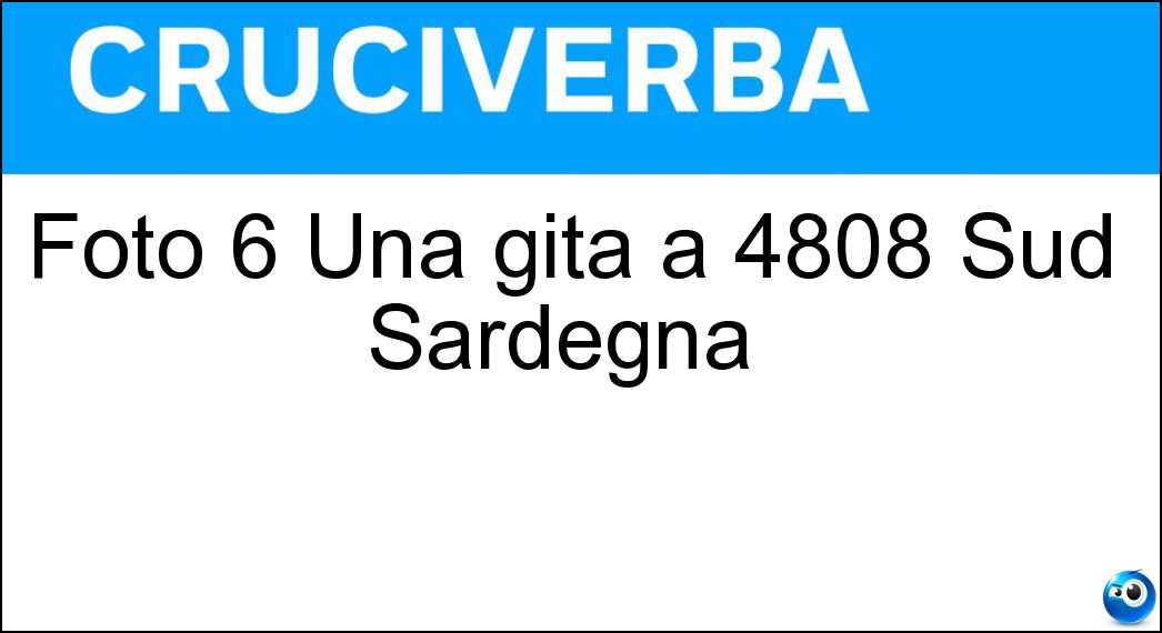 Foto 6 Una gita a 4808 Sud Sardegna | Soluzione Foto 6 Una gita a 4808 Sud Sardegna | - Santa Lucia
