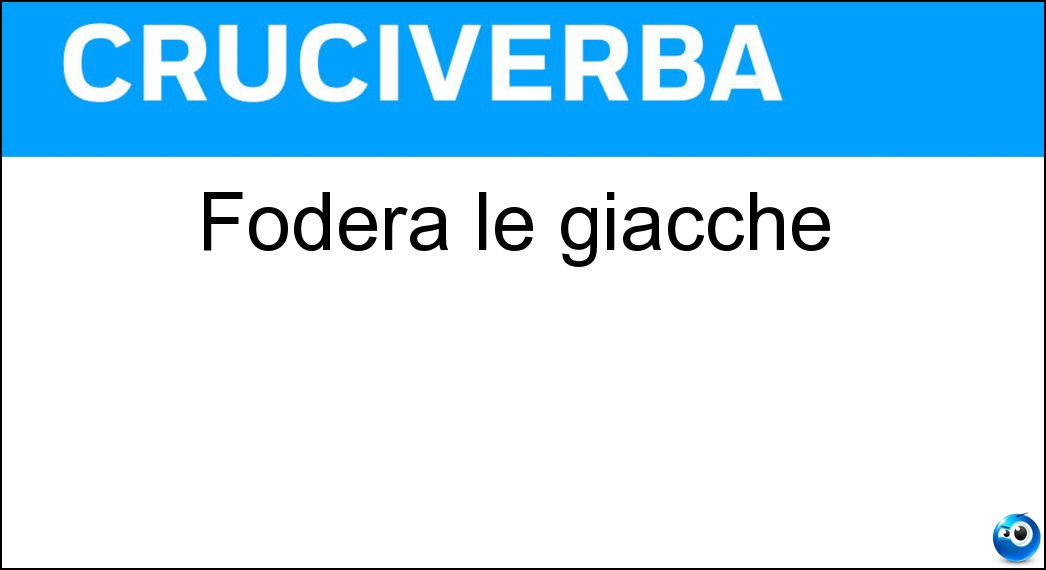 Fodera le giacche Soluzione Fodera le giacche - Satin