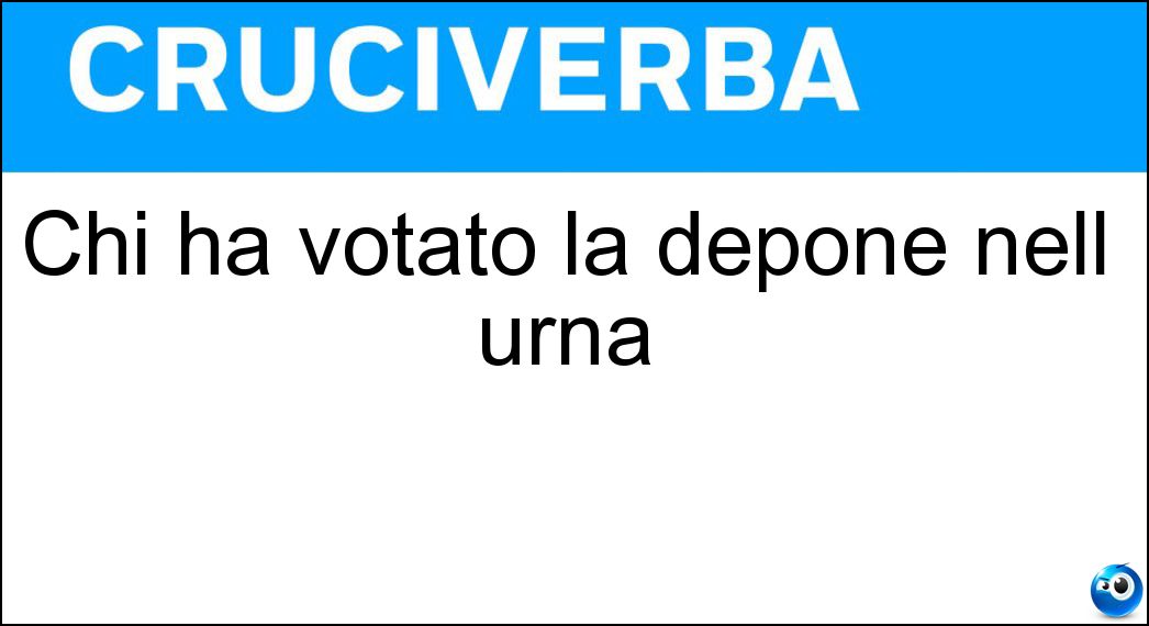 votato depone