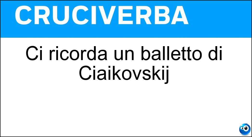 ricorda balletto