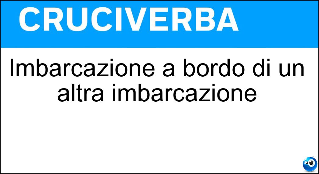 imbarcazione bordo