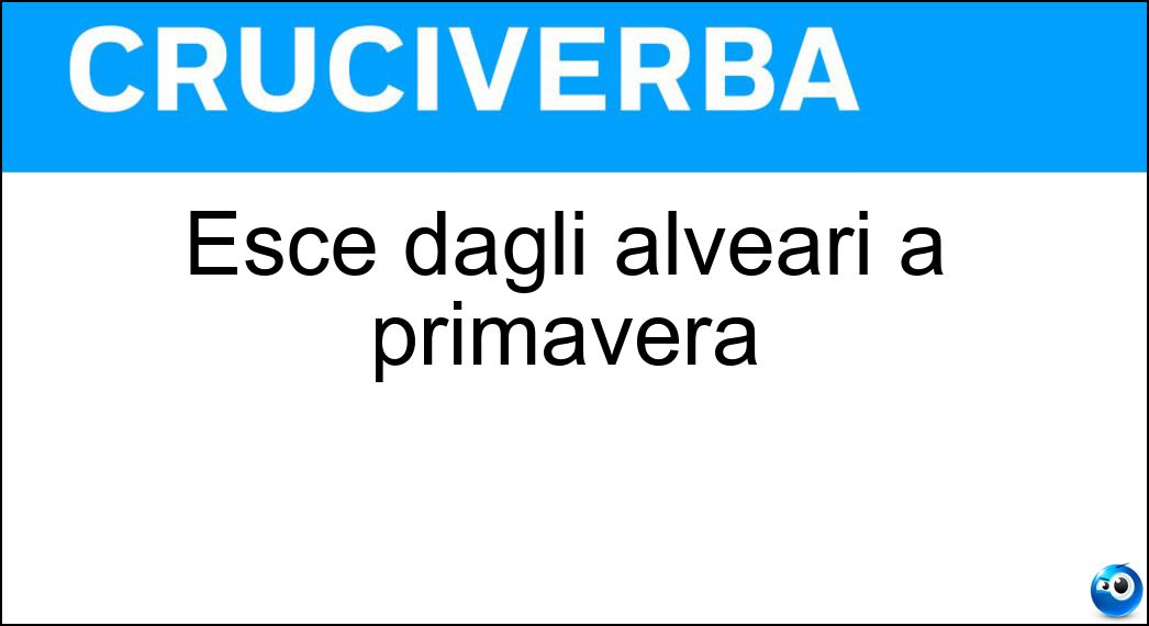 Esce dagli alveari a primavera Soluzione Esce dagli alveari a primavera - Sciame