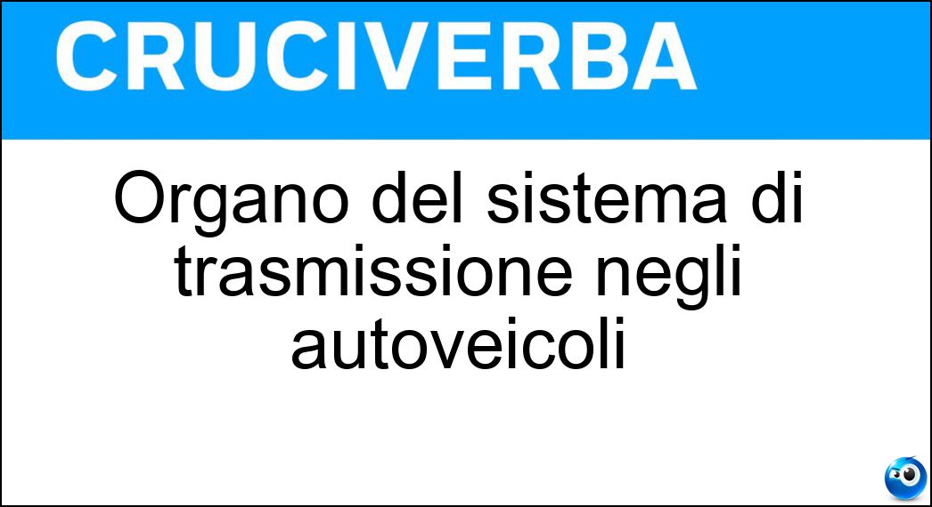 Organo del sistema di trasmissione negli autoveicoli Soluzione Organo del sistema di trasmissione negli autoveicoli - Semiasse