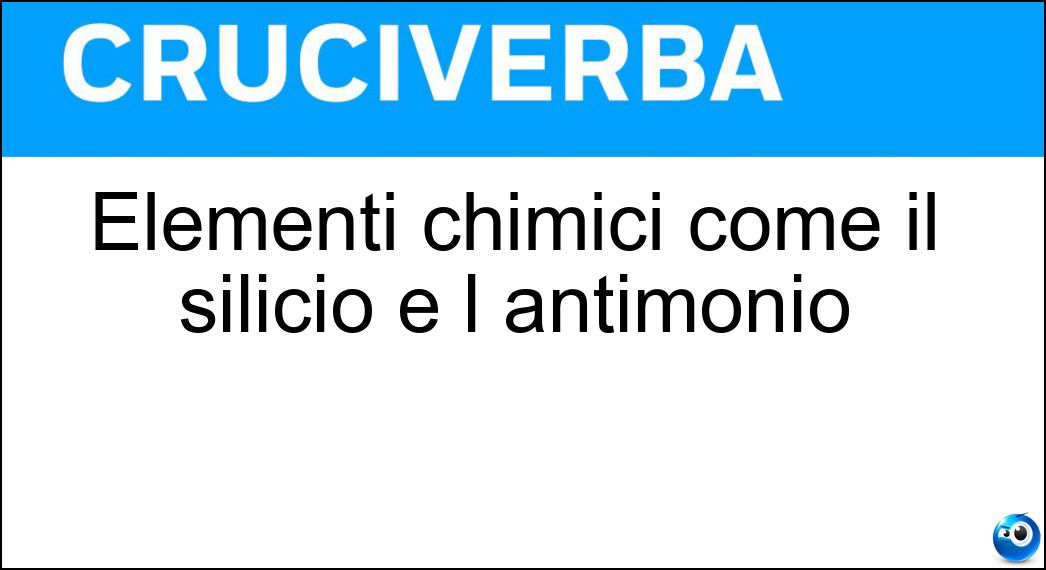 elementi chimici