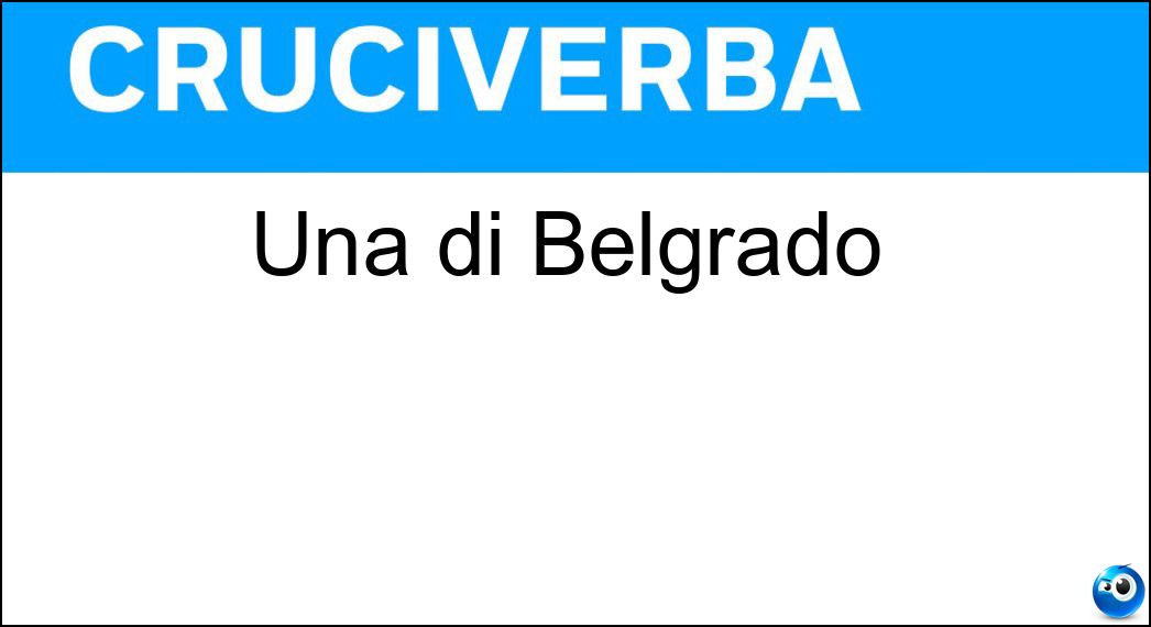 Una di Belgrado