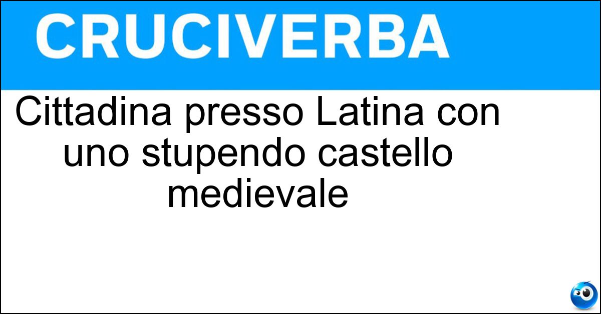 Soluzione Cittadina presso Latina con uno stupendo castello medievale - Sermoneta