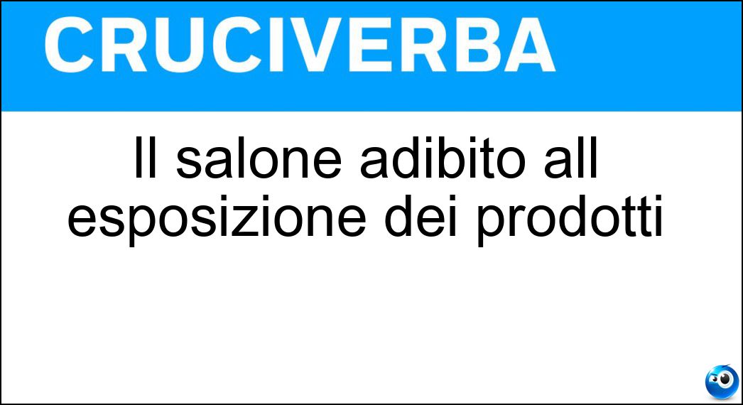 salone adibito