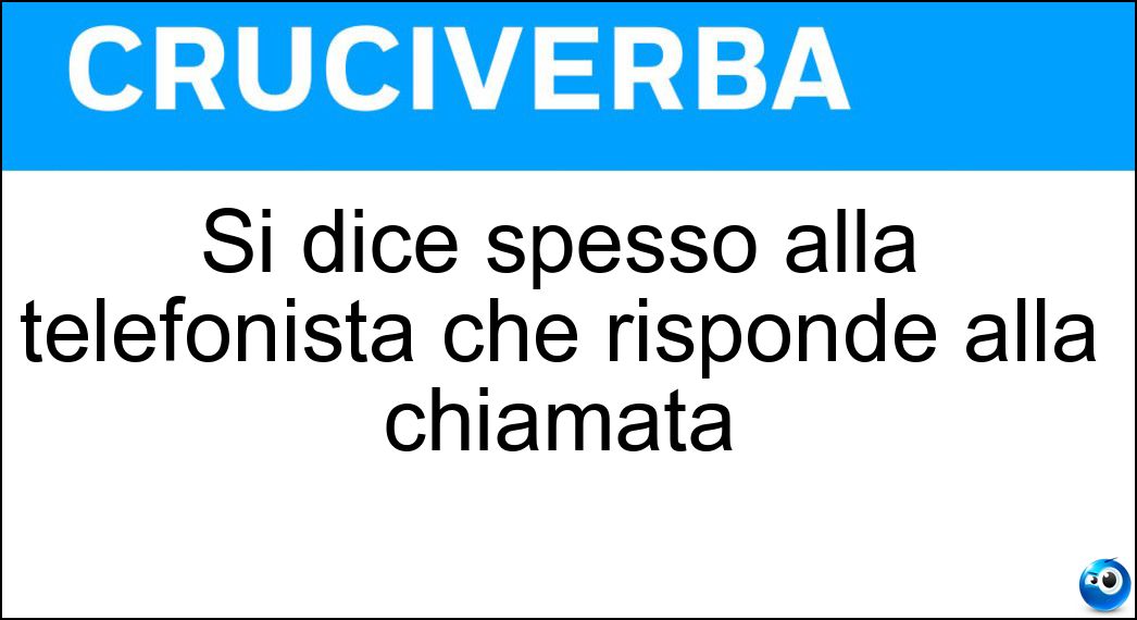 dice spesso