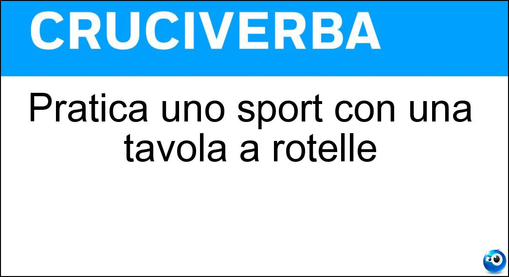 Soluzione Pratica uno sport con una tavola a rotelle - Skateboarder