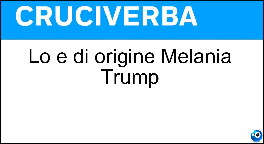 origine melania