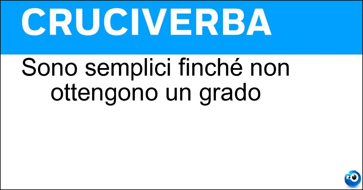 Sono semplici finché non ottengono un grado Soluzione Sono semplici finché non ottengono un grado - Soldati