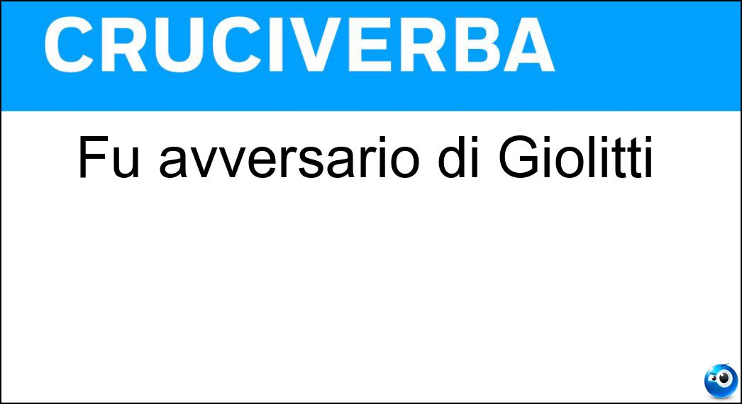 avversario giolitti