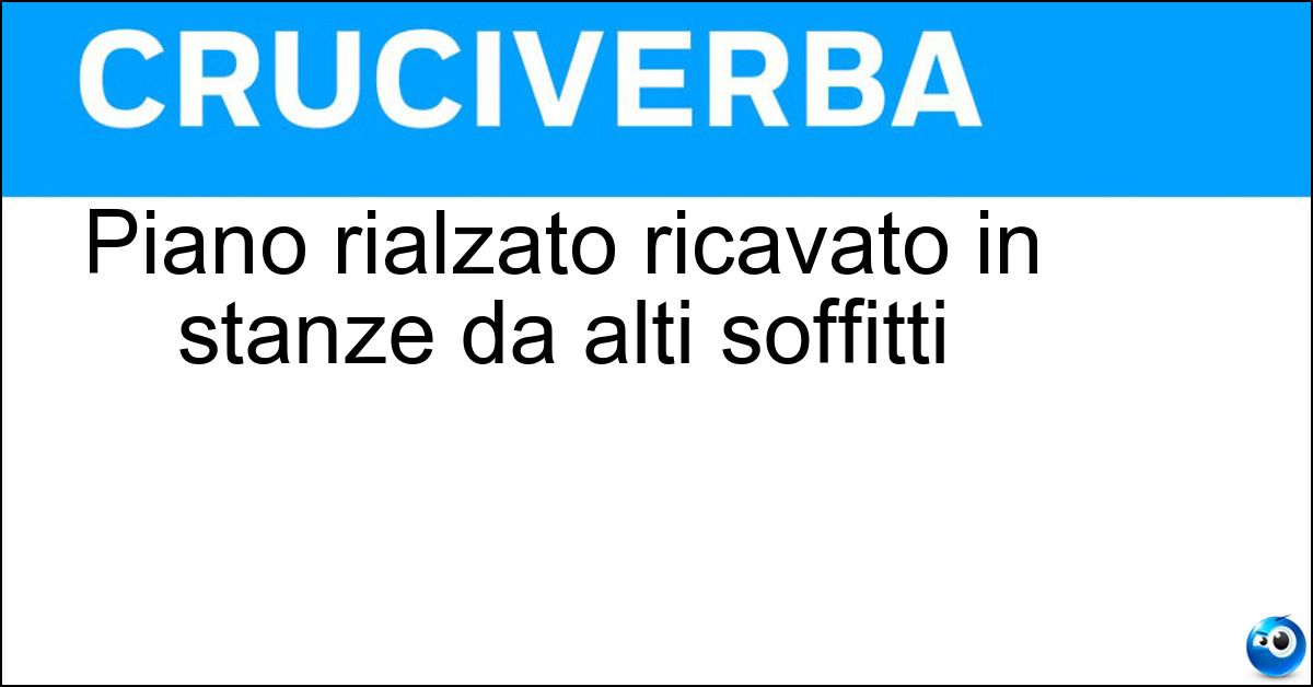 Piano rialzato ricavato in stanze da alti soffitti Soluzione Piano rialzato ricavato in stanze da alti soffitti - Soppalco