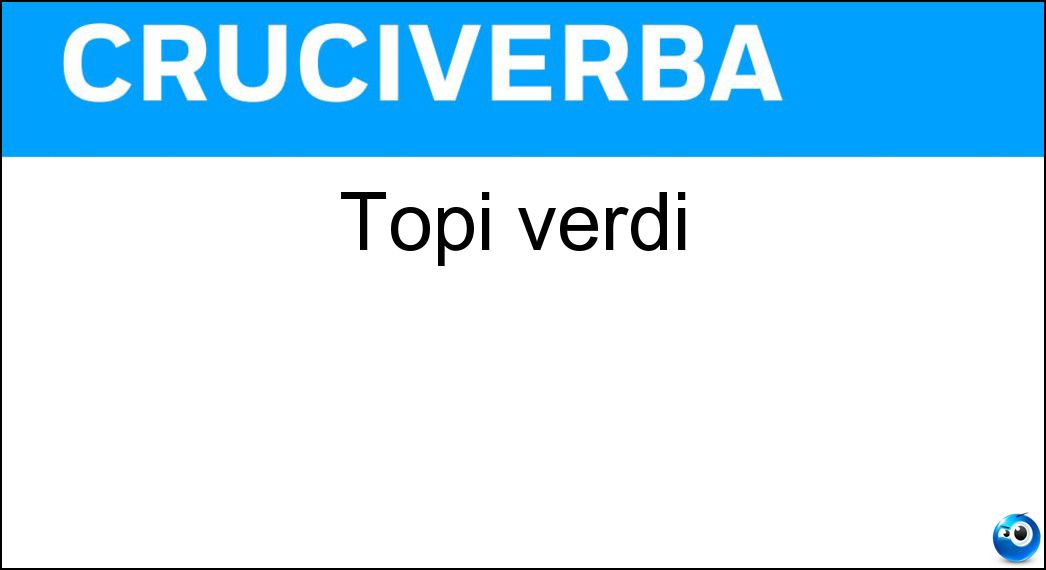 Topi verdi