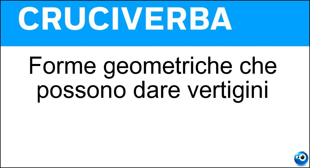 Soluzione Forme geometriche che possono dare vertigini - Spirali