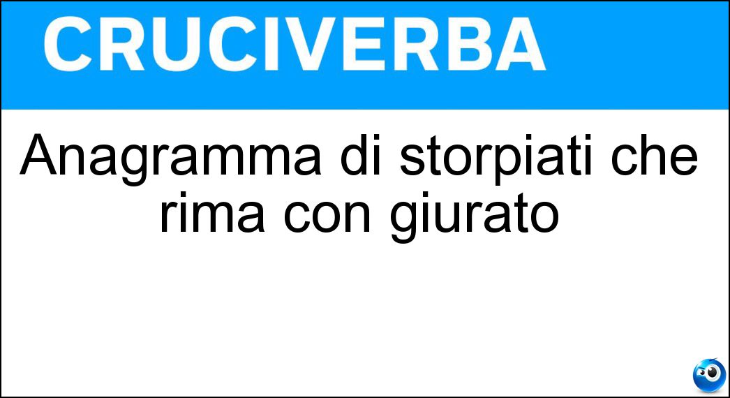 anagramma storpiati