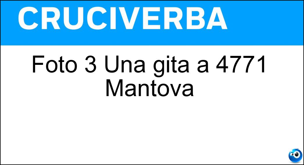 Foto 3 Una gita a 4771 Mantova| Soluzione Foto 3 Una gita a 4771 Mantova| - Stabilimento Idrovoro