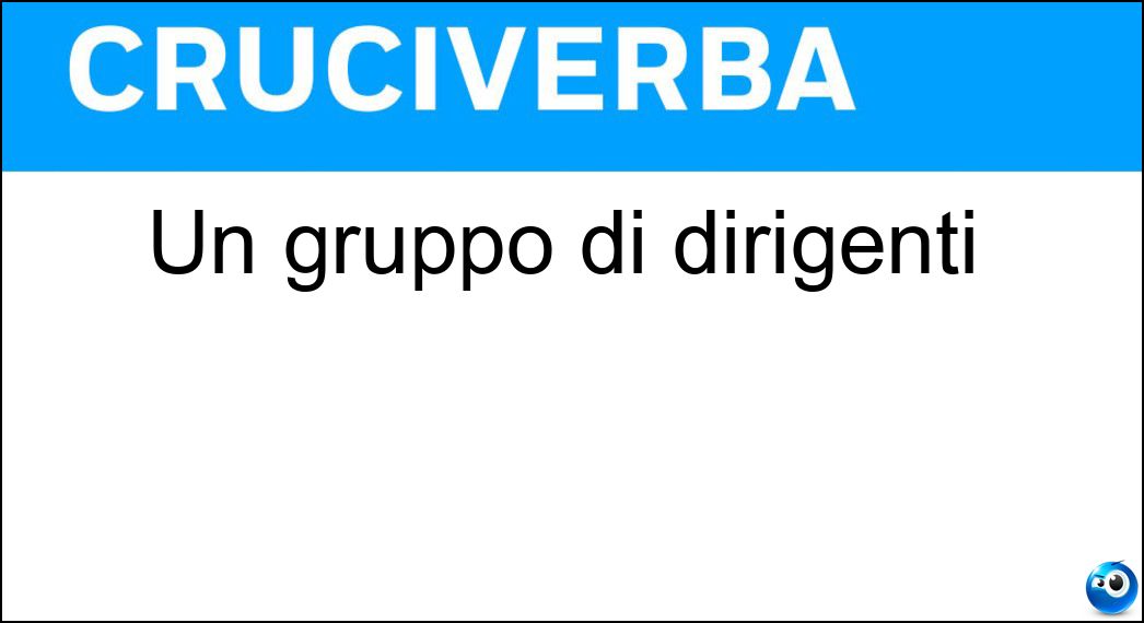 gruppo dirigenti