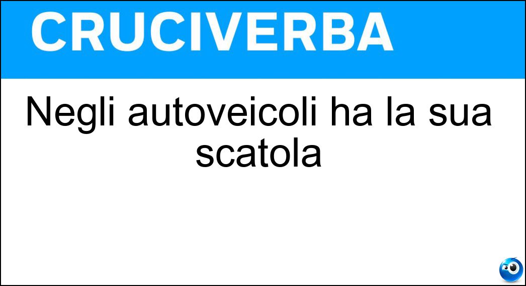 negli autoveicoli