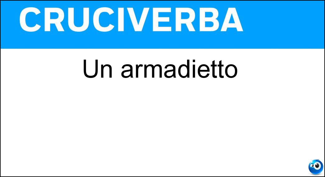 Un armadietto Soluzione Cruciverba: Un armadietto - Risposta Stipo
