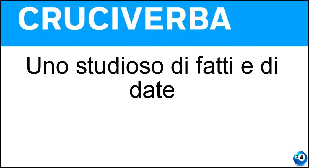 studioso fatti