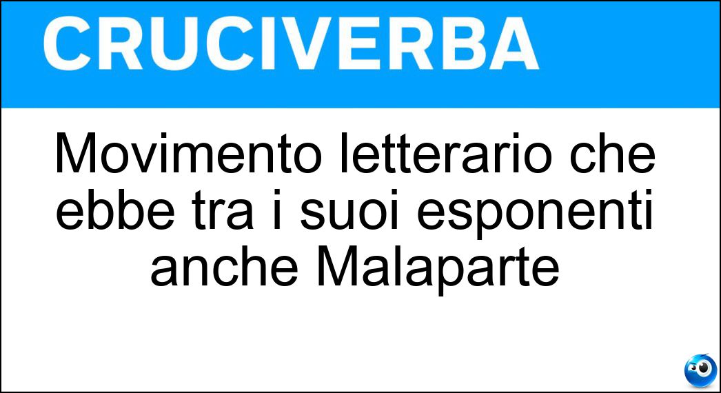 Movimento letterario che ebbe tra i suoi esponenti anche Malaparte Soluzione Movimento letterario che ebbe tra i suoi esponenti anche Malaparte - Strapaese